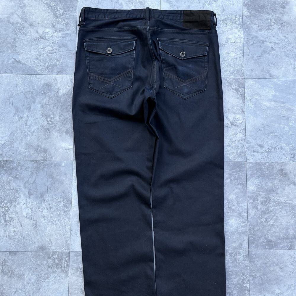Vintage Y2K Sean John Embroidered Wide Leg Jeans Dark Wash 38x30